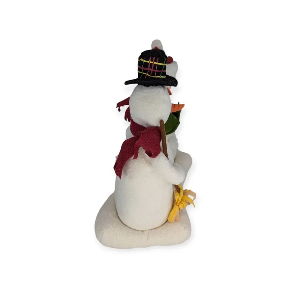 2003 Hallmark Jingle Pals Caroling Snowmen Couple 1st Christmas